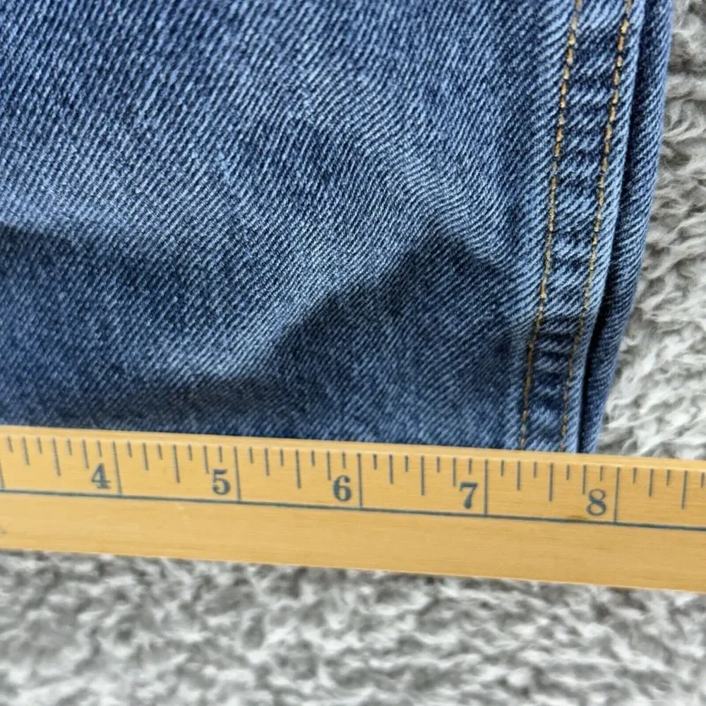 VTG Levis 505 Jeans Mens 34x32 (34x30) Straight Regular Medium Wash USA 90s‎ Y2K